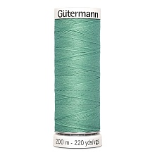 Нить Sew-All 100/200 м для всех материалов, 100% полиэстер Gutermann (100, зелен)