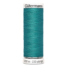 Нить Sew-All 100/200 м для всех материалов, 100% полиэстер Gutermann (107, мор.волна)
