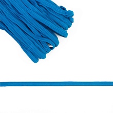 Резина шнуровая 0,7см (уп=10 м±1м)  (3, голубой)