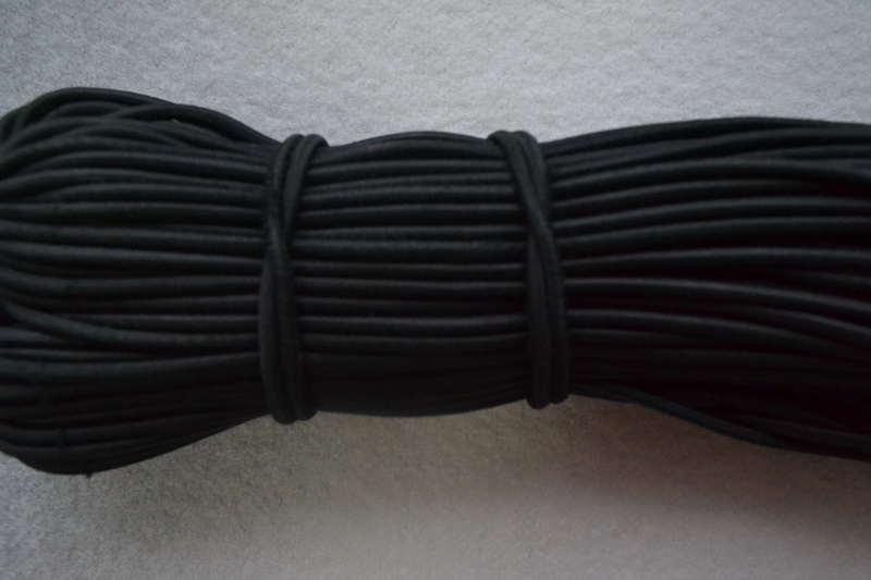 Резина шляпная 2,5мм   9640 (2, черный)