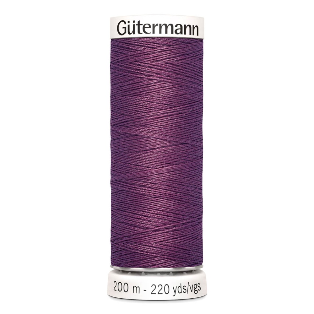 Нить Sew-All 100/200 м для всех материалов, 100% полиэстер Gutermann (259, т.сирень)