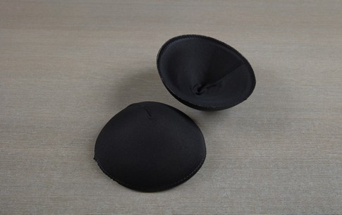 Чашечки круглые (1 пара)  (B, черный)