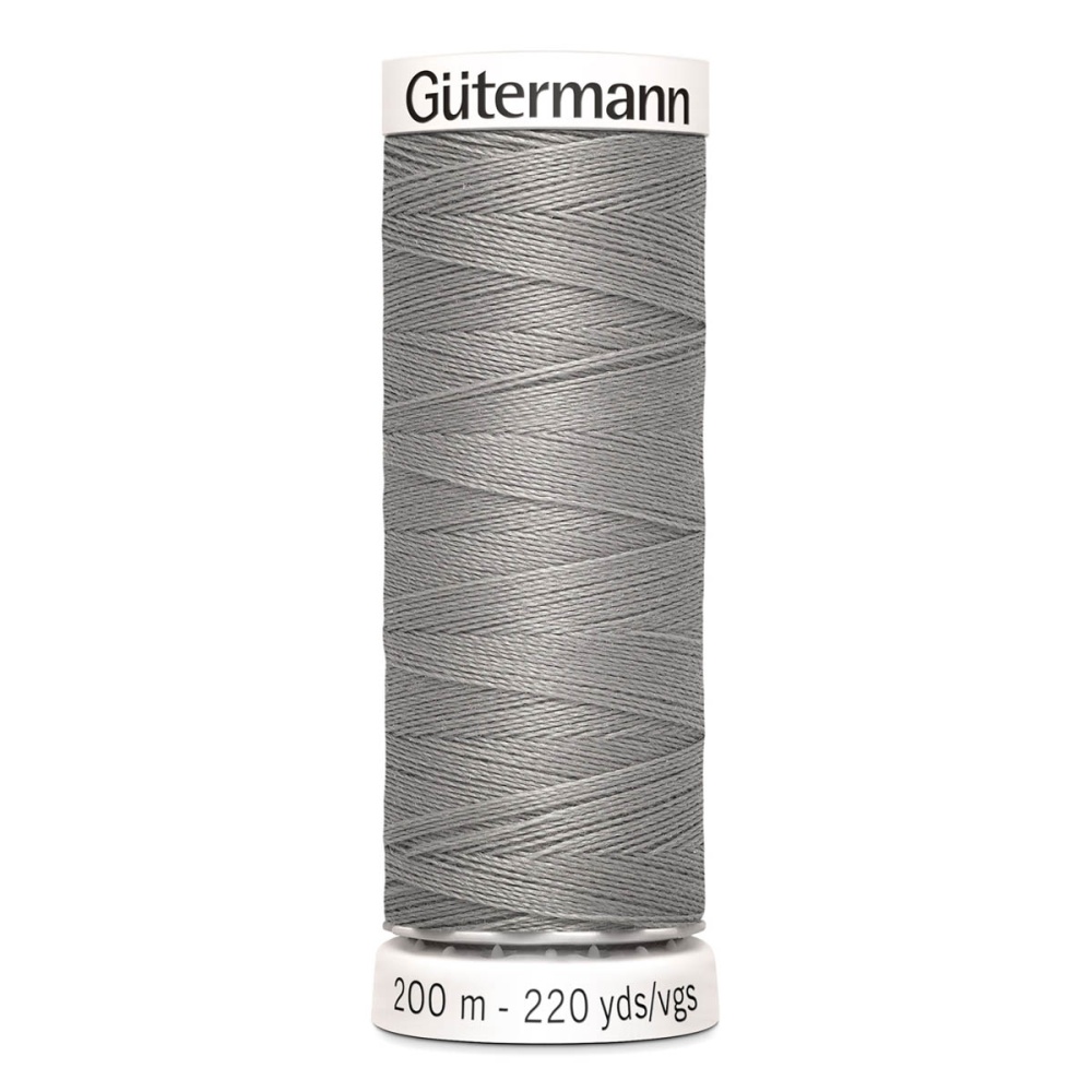 Нить Sew-All 100/200 м для всех материалов, 100% полиэстер Gutermann (495, серо- бежевый)