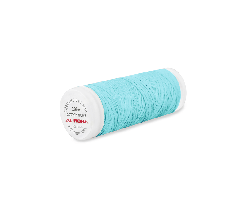 Нить Aurora Cotton №50/3 180м вощеные 100% хлопок (21140)