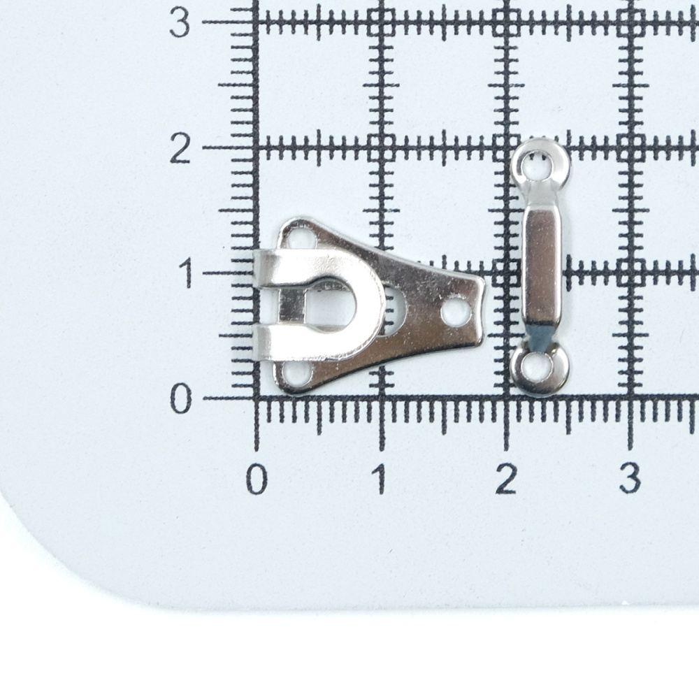 Крючок для брюк и юбок с дугой (сталь) серебристый цв. 9 мм Prym