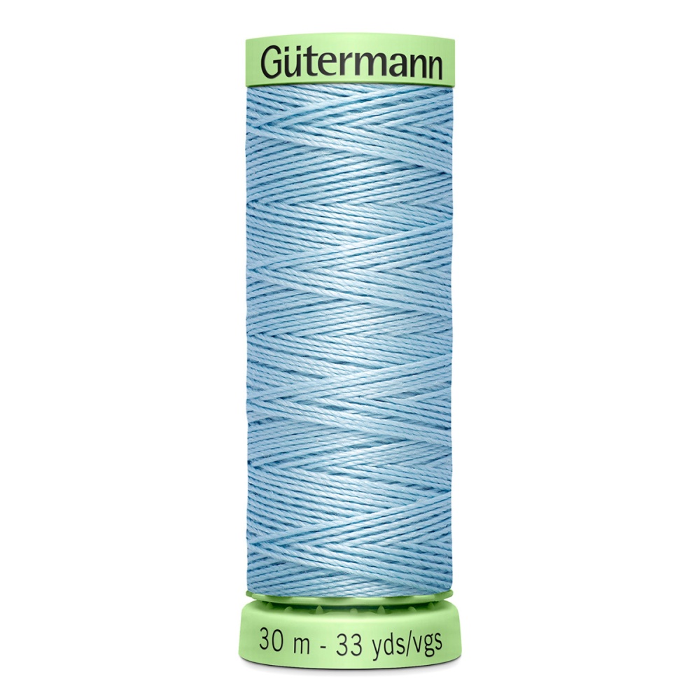 Нить Top Stitch 30/30 м для декоративной отстрочки, 100% полиэстер Gutermann (75, гр.голубой)
