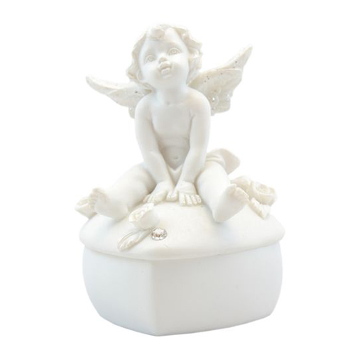 Шкатулочка с сидящим ангелом -3 (6*5*8см) SCB56003593