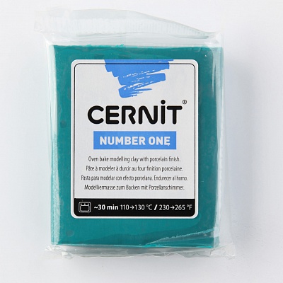 Пластика Cernit №1 56-62гр  (662, т.зеленый)