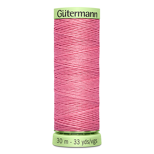 Нить Top Stitch 30/30 м для декоративной отстрочки, 100% полиэстер Gutermann (889, розовый)