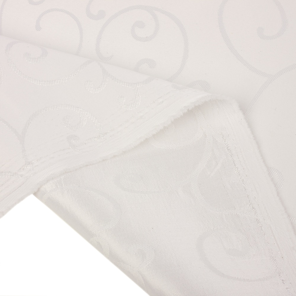Скатерная ткань с водоотталкивающей пропиткой ш-320  43028 (1, белый)
