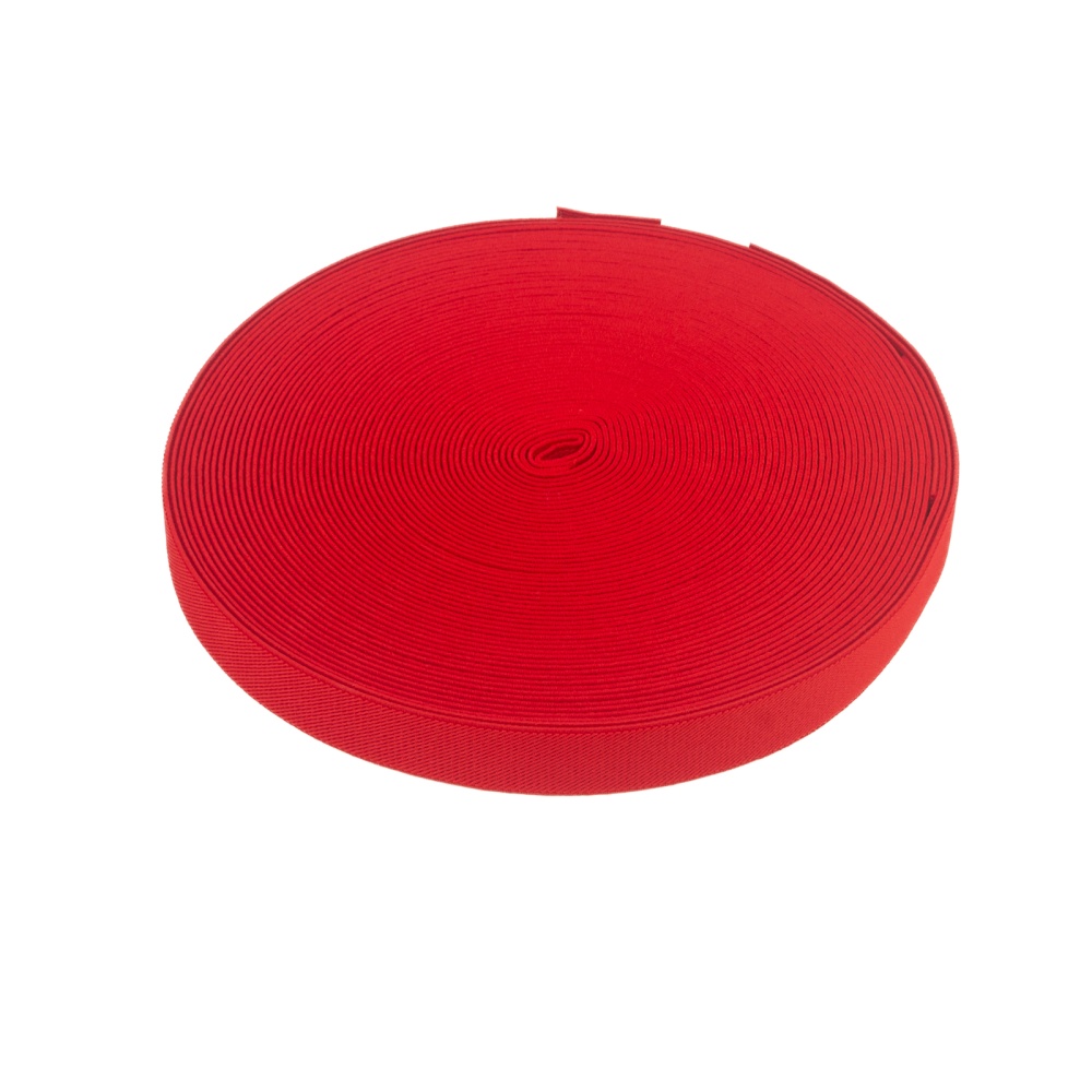 Резина декоративная 2,5 см №5351 (26, красный)