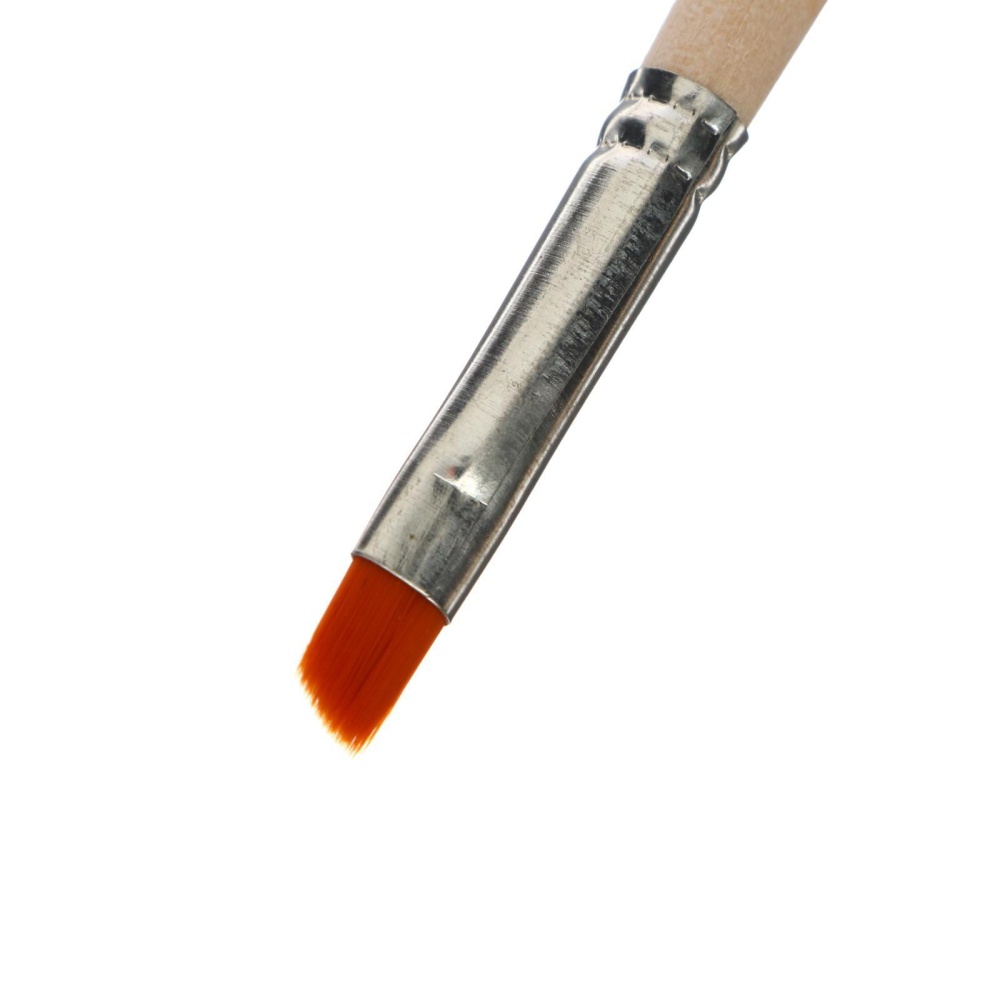 Кисть Синтетика Наклонная №8 (d-8 мм ; L-7/9 мм) ручка дерево, Calligrata