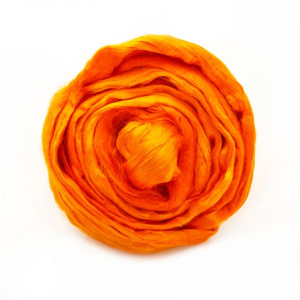 Вискоза цветная 50 г  (0496, оранжевый)