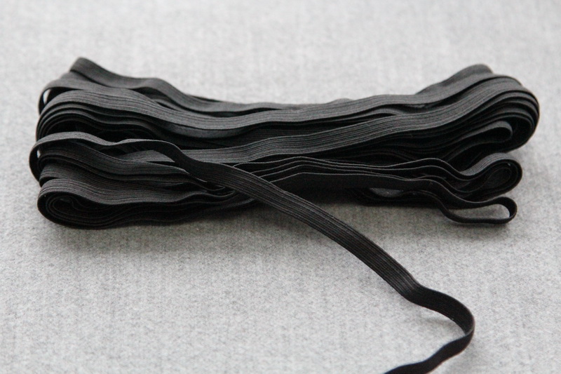 Резина шнуровая 1см (уп=10 м±1м) (2, черный)
