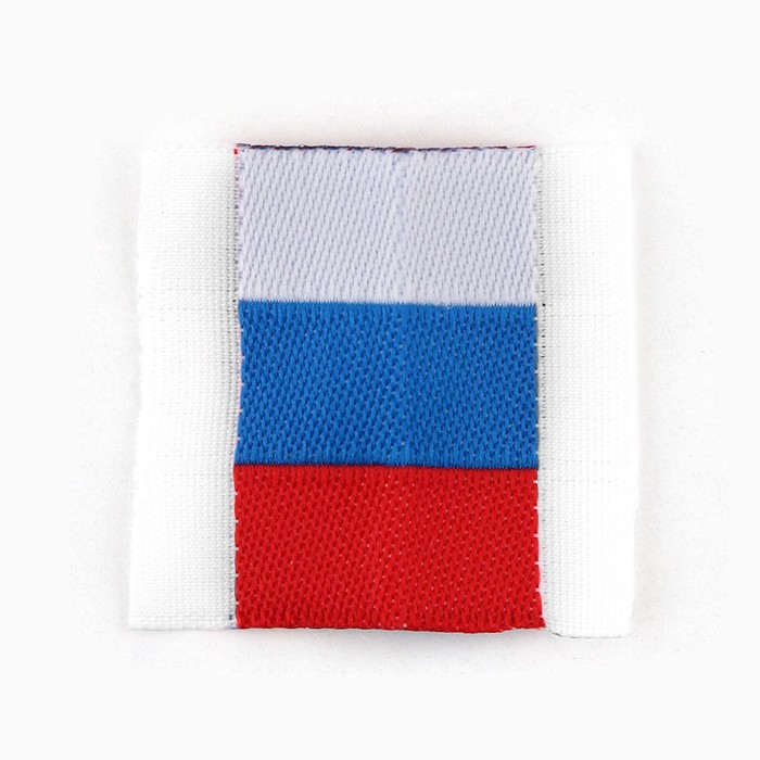 Нашивка текстильная «Россия» 2х2,5см 5шт