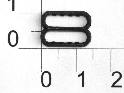 Регулятор для бретелек пластик 12мм (уп=2пары) (2, прозрачный)