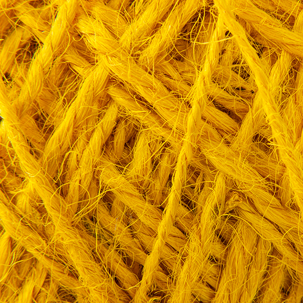 Пряжа для ручного вязания "Кавандоли" 100% Джут 100г/180м (12, желток)