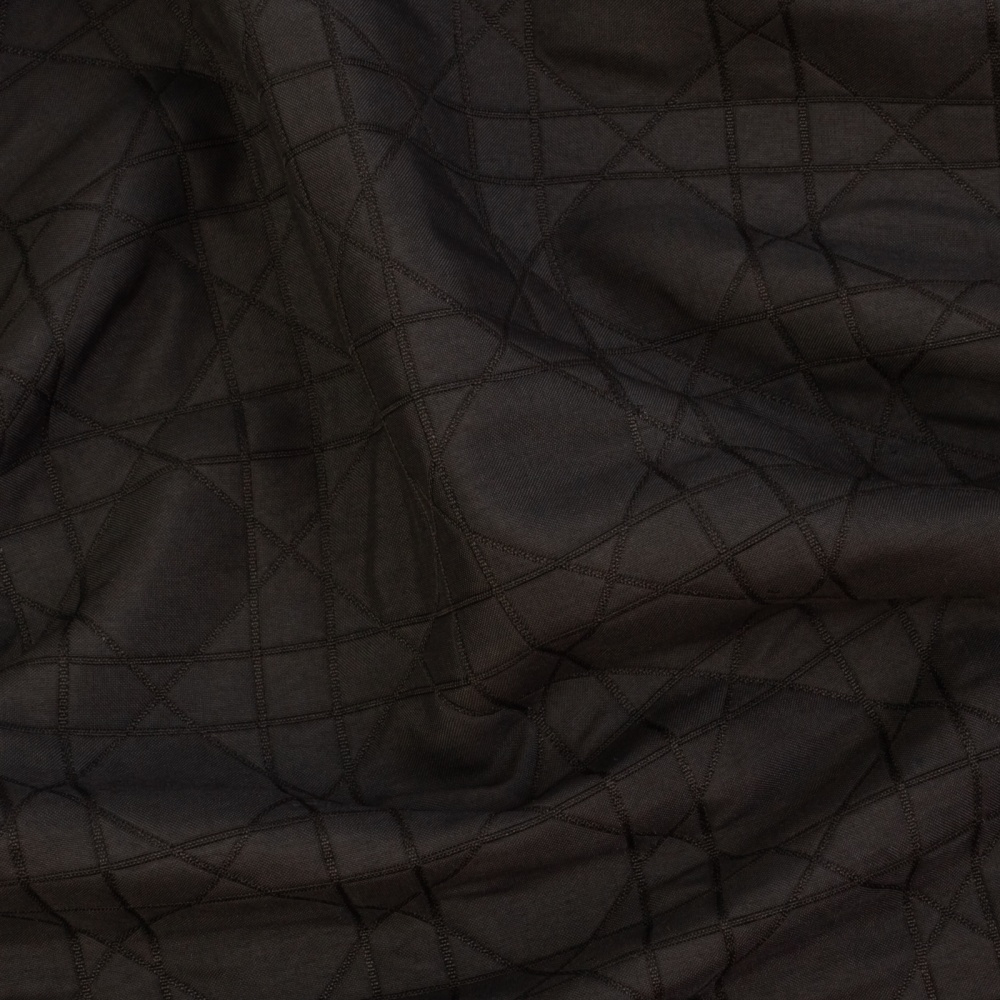 Ткань курточная стежка 43943 (2, черный)