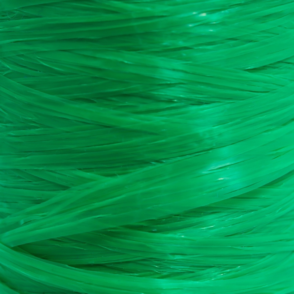Пряжа "Для вязания мочалок" 100% полипропилен 300м/75±10 гр в форме цилиндра (трава)