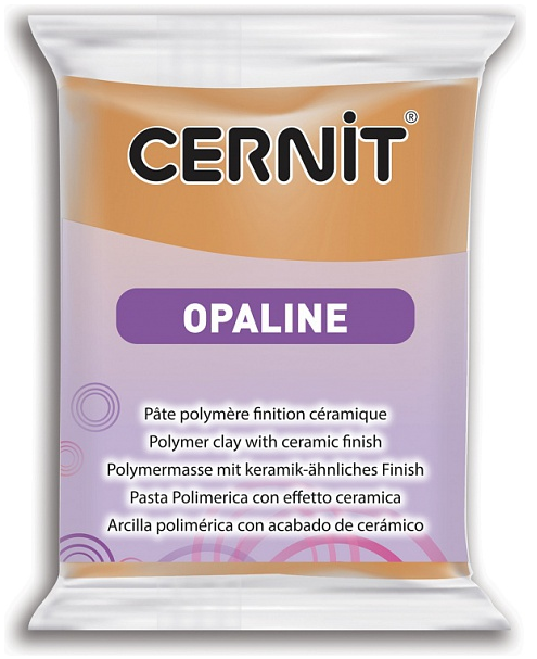 Пластика полимерная запекаемая 'Cernit OPALINE' 56 гр.  (807, карамельный)