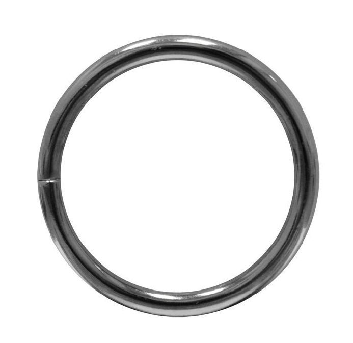 Кольцо металл 30*3,5см 816-008 (уп=2шт)    (1, никель)