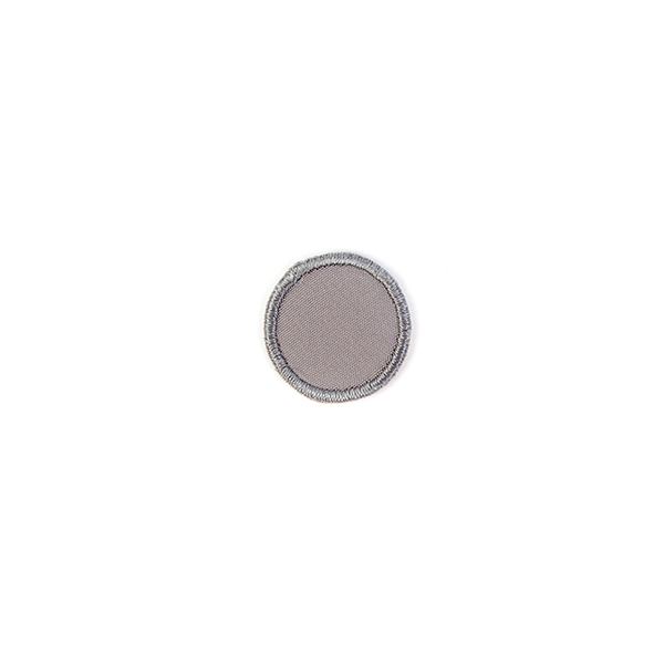 Термоаппликация Круг малый (5, серый)