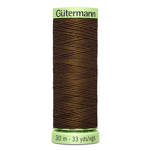 Нить Top Stitch 30/30 м для декоративной отстрочки, 100% полиэстер Gutermann (280, коричневый)