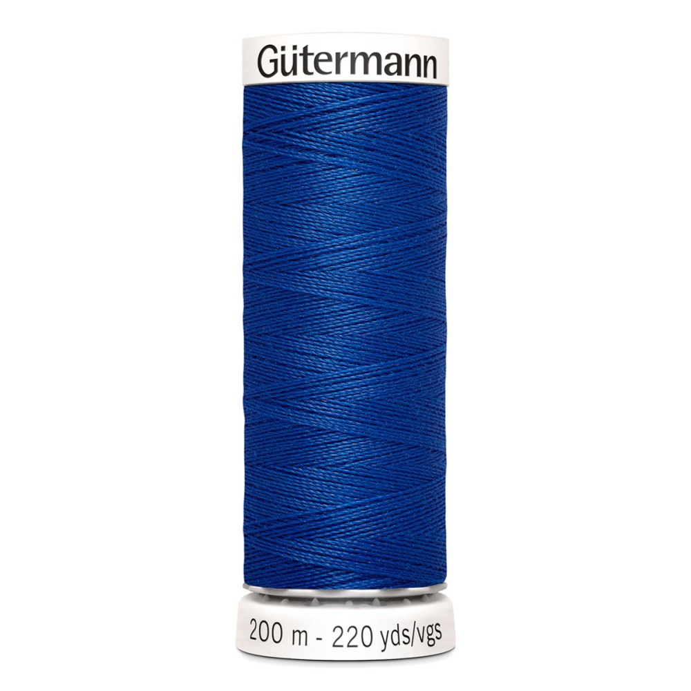 Нить Sew-All 100/200 м для всех материалов, 100% полиэстер Gutermann (316, т.электрик)