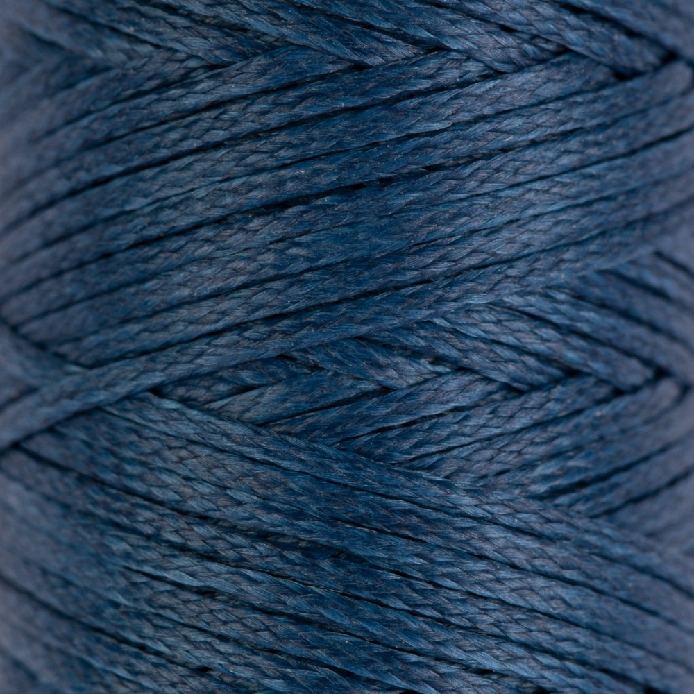 Нитки для кожи вощёные, плоские "Промысел" LC-001 0.8 мм 25 м (008, синий)