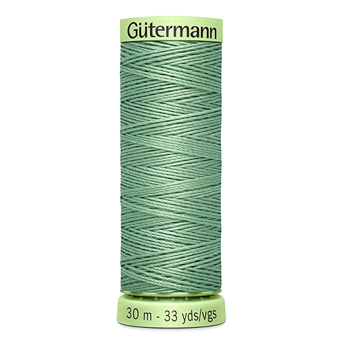 Нить Top Stitch 30/30 м для декоративной отстрочки, 100% полиэстер Gutermann (913, св.зеленый)