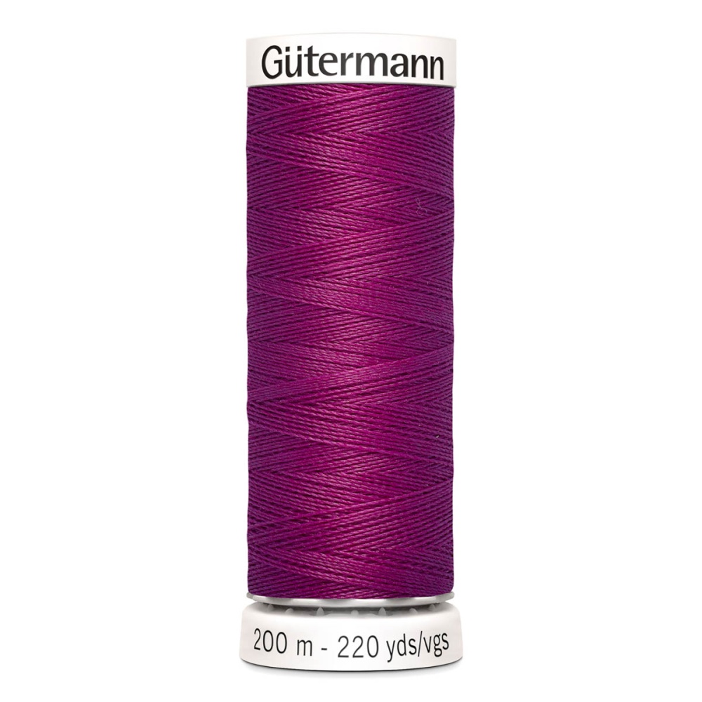Нить Sew-All 100/200 м для всех материалов, 100% полиэстер Gutermann (247, т.сирень)