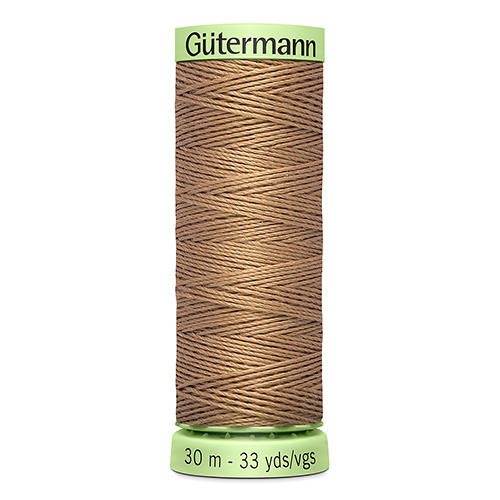 Нить Top Stitch 30/30 м для декоративной отстрочки, 100% полиэстер Gutermann (139, коричневый)