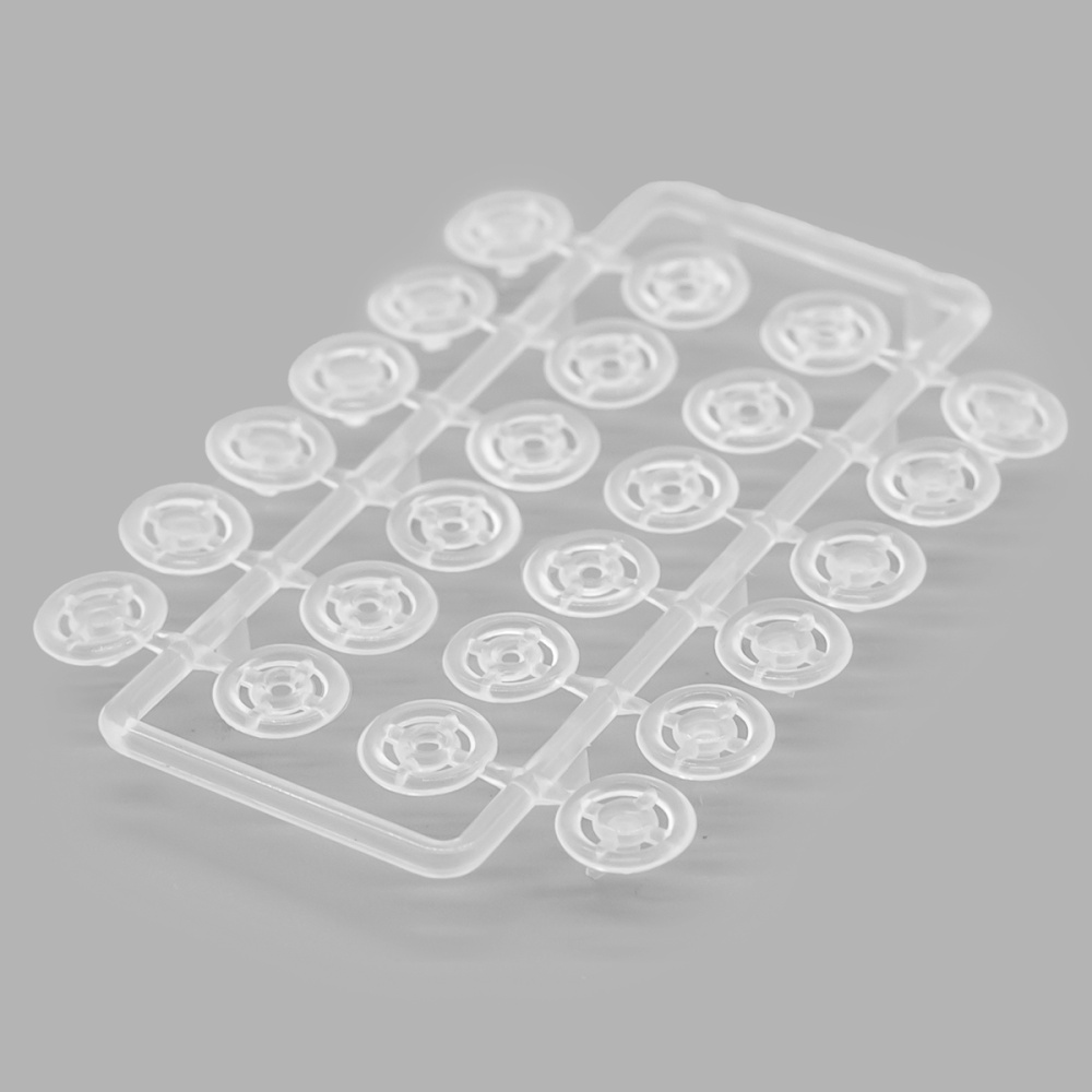 Кнопки для легких тканей, прозрачные, 7 мм, упак./12 комплектов, Hobby&Pro