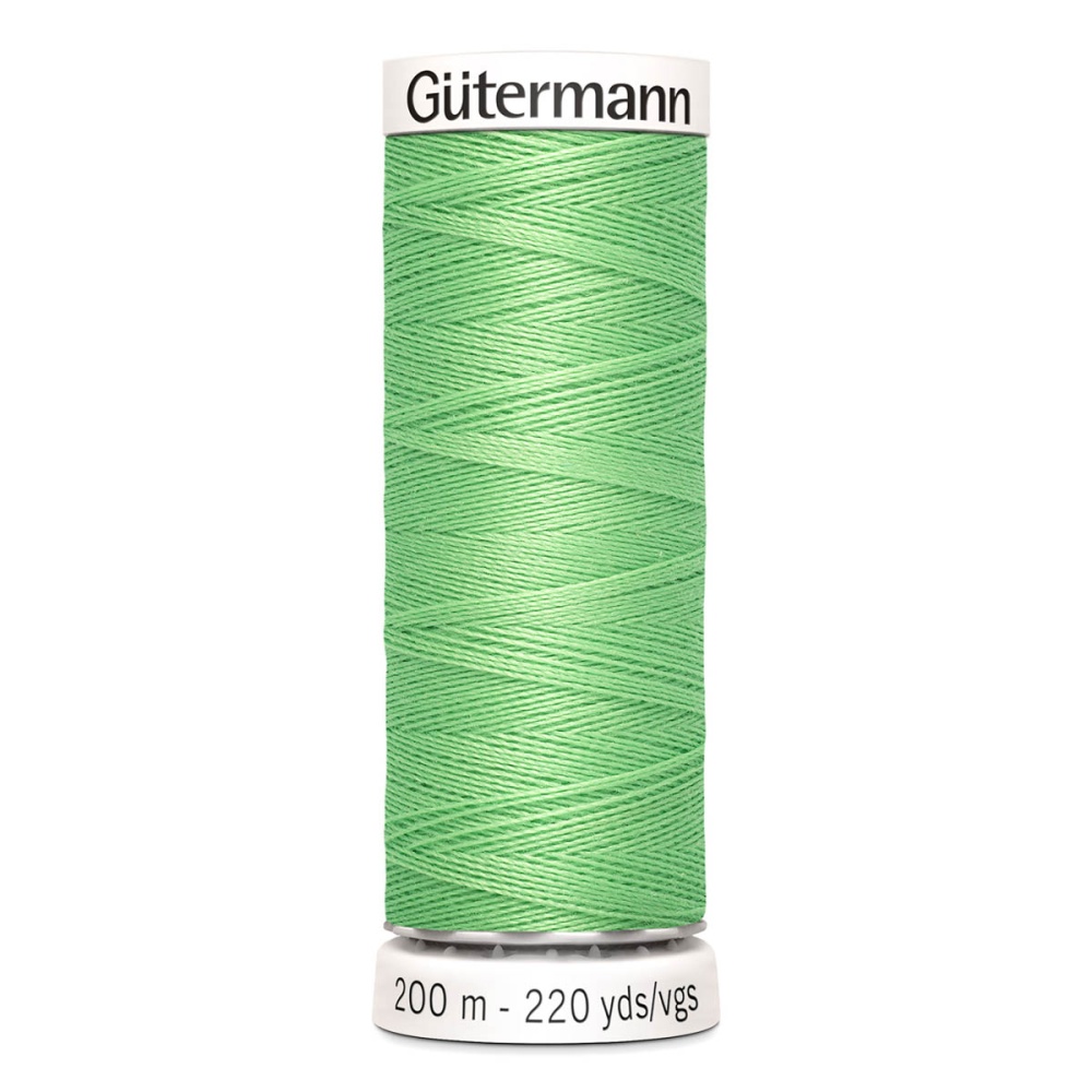 Нить Sew-All 100/200 м для всех материалов, 100% полиэстер Gutermann (154, св.зеленый)