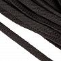 Шнур плоский 12мм х/б турецкое плетение  (032, черный)