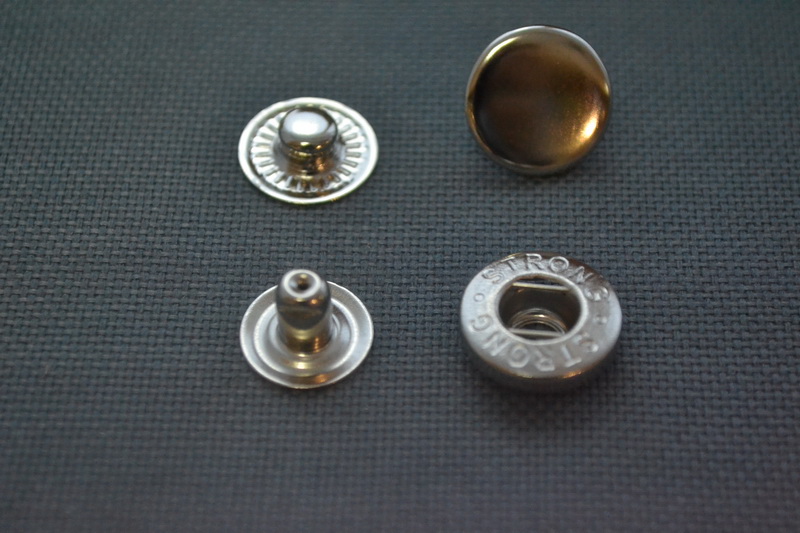 Кнопка из 4 частей "Альфа" 15мм (10шт) (1, никель)
