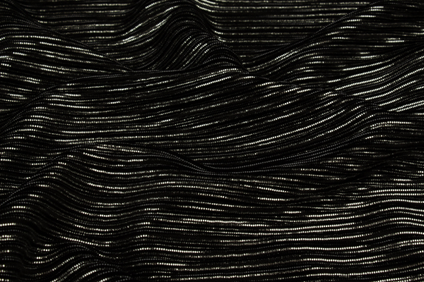Ткань декоративная плиссе 39830 (1, черный)