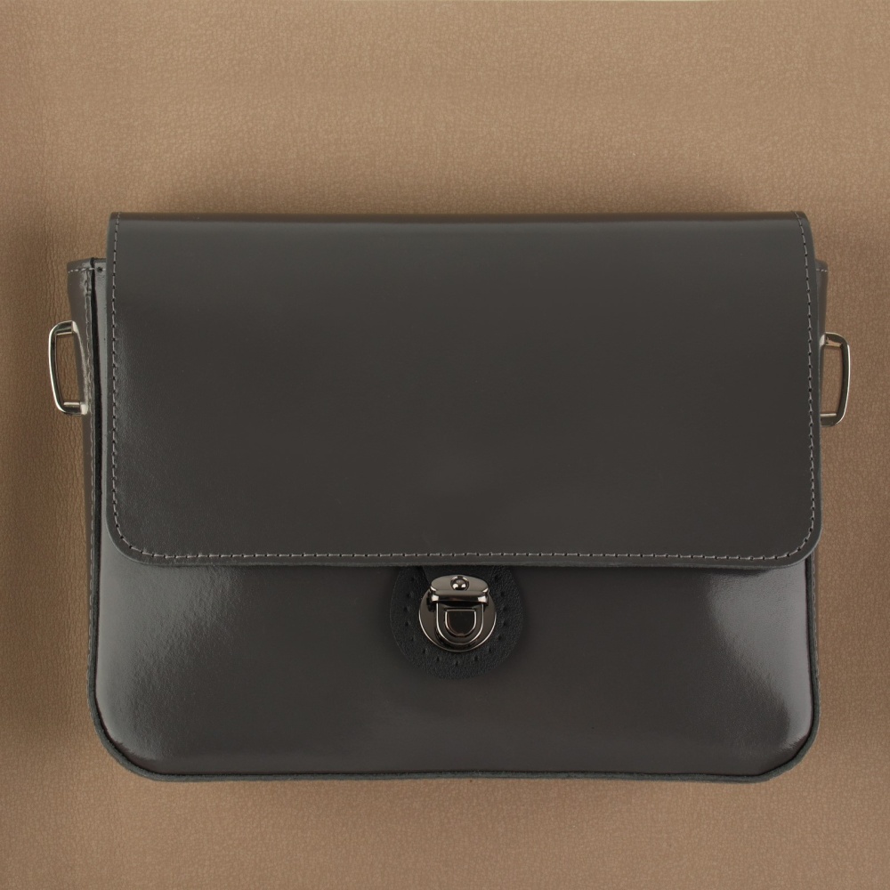 Застёжка для сумки, пришивная, 6 × 4 см, цвет чёрный/чёрный никель