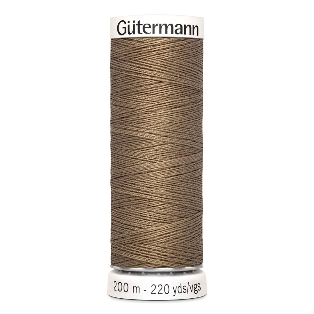 Нить Sew-All 100/200 м для всех материалов, 100% полиэстер Gutermann (850, песочный)