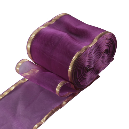 Бант цветной с метанином цветной (10, фиолетовый)