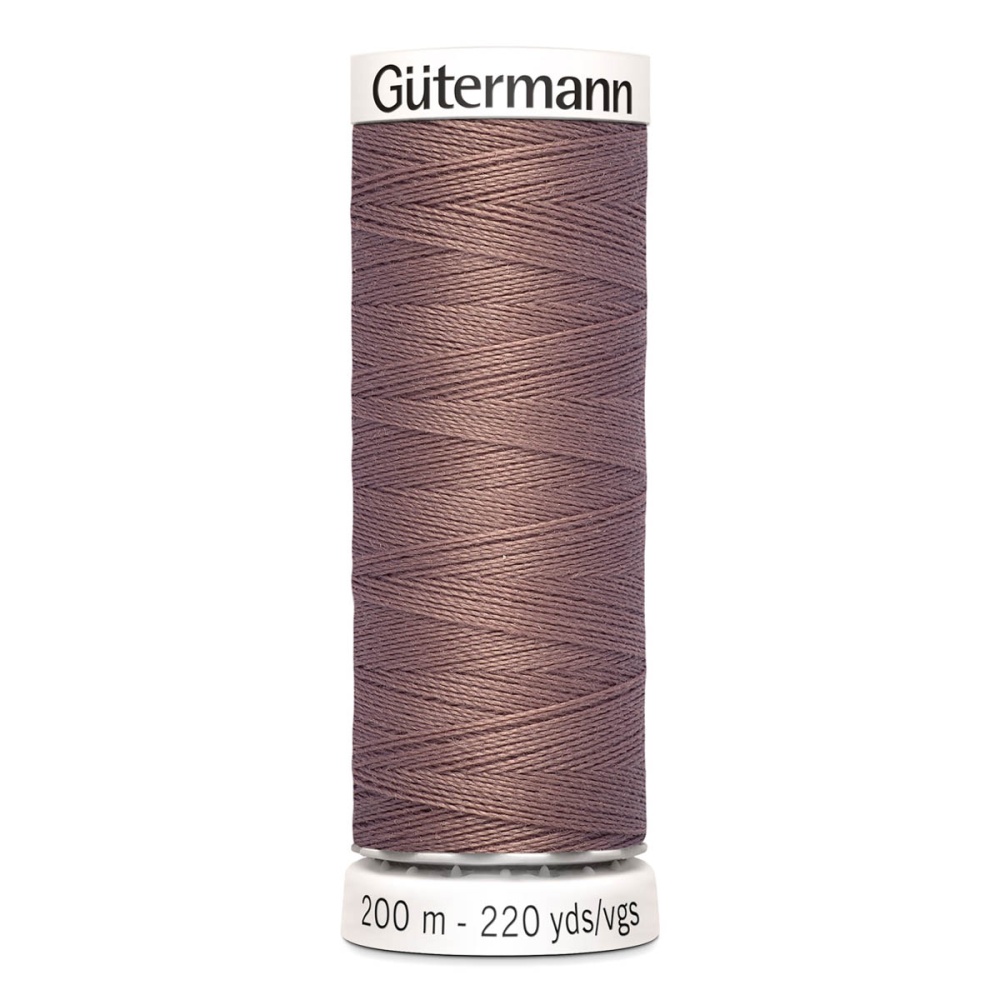 Нить Sew-All 100/200 м для всех материалов, 100% полиэстер Gutermann (216, кофе с молоком)