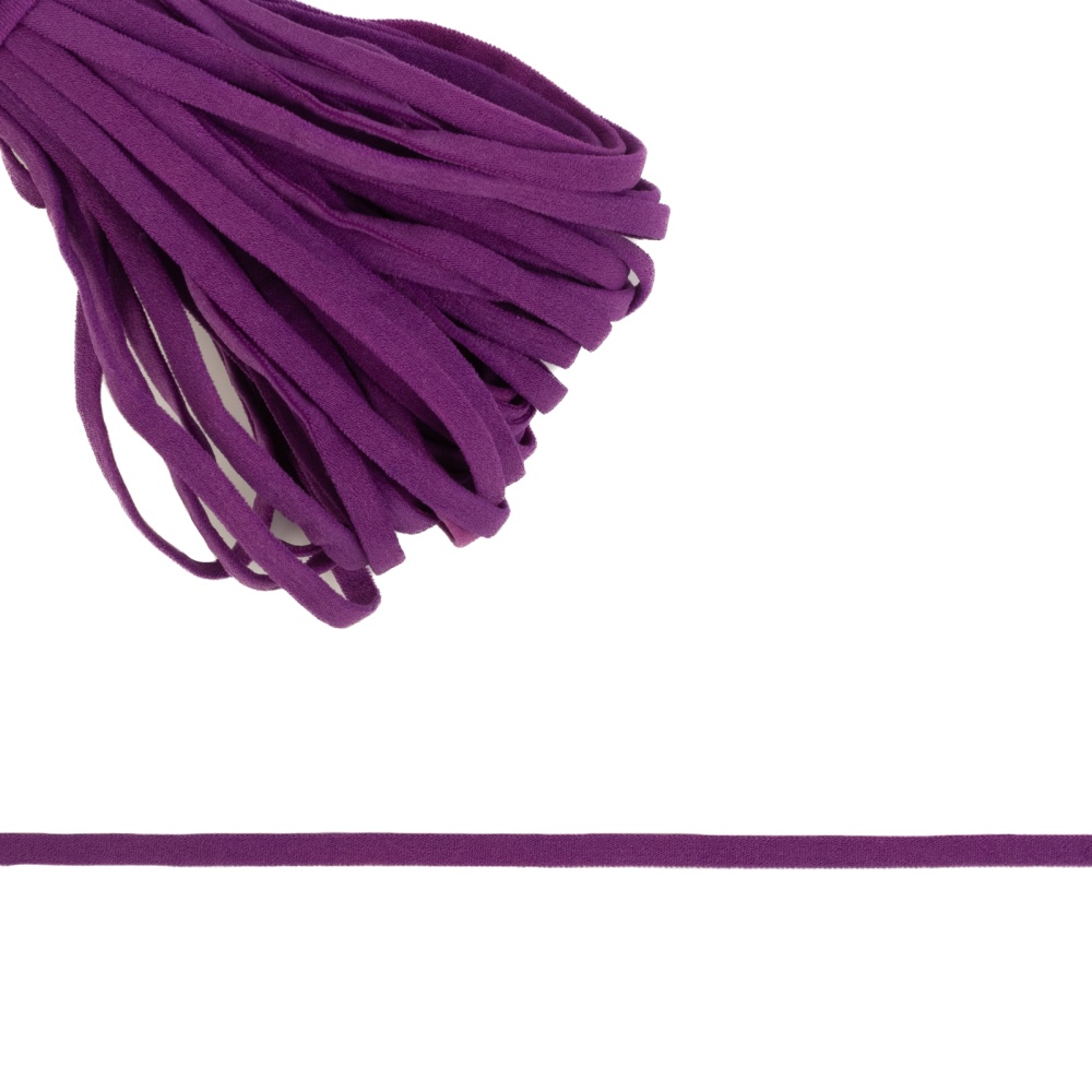 Резинка бельевая (бретелечная) 6мм (6, фиолетовый)
