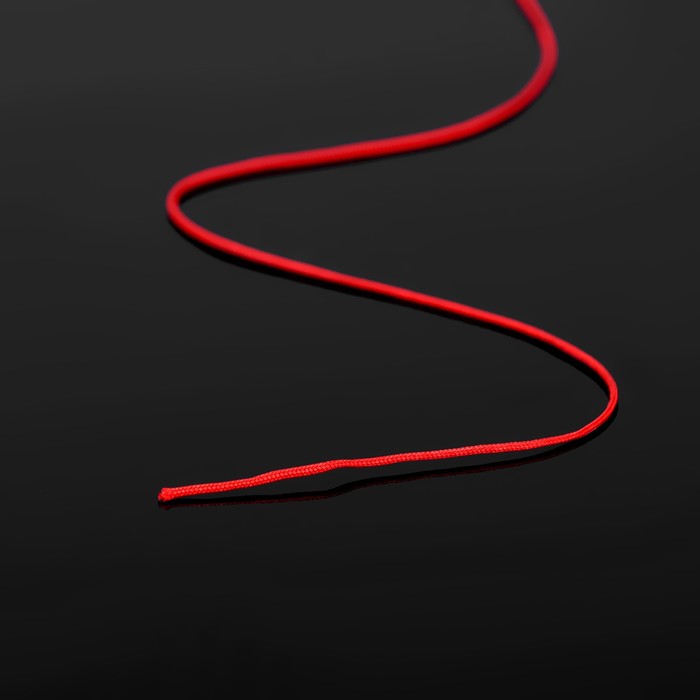 Шнур "ШАМБАЛА"d = 1 мм,  (красный)