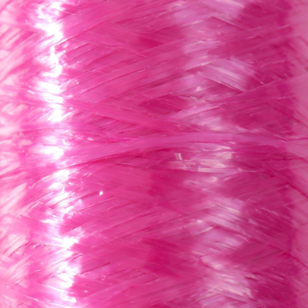 Пряжа "Для вязания мочалок" 100% полипропилен 300м/75±10 гр в форме цилиндра (пион)