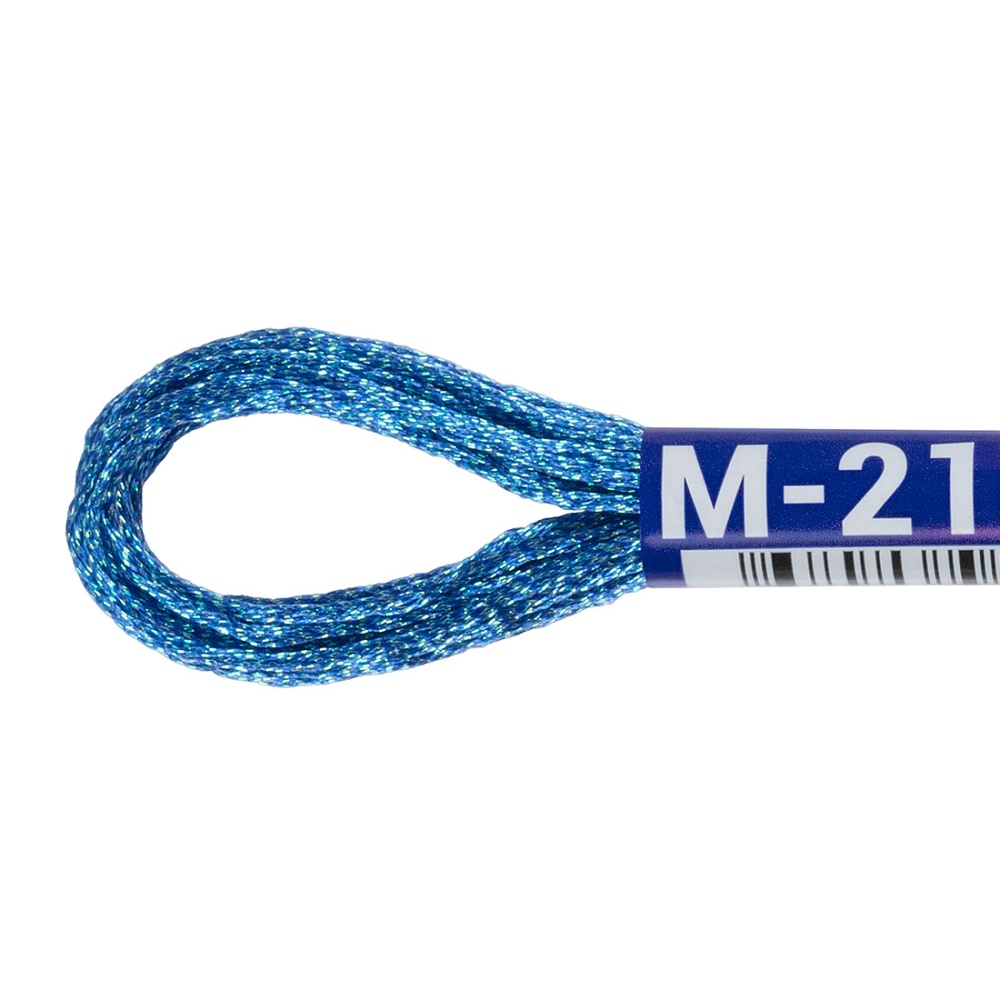 Мулине "Гамма" металлик  (М21, синий)