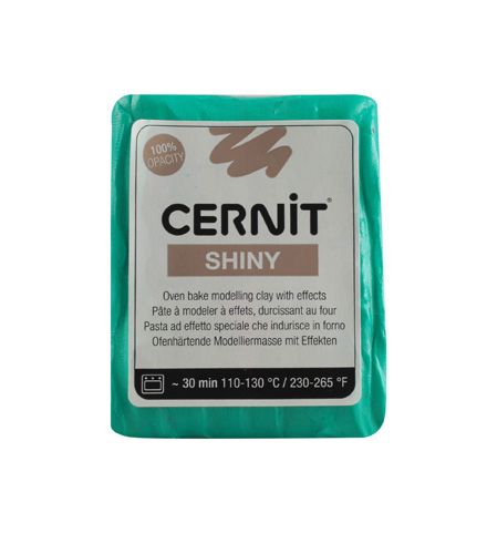 Пластика Cernit SHINY блестящий 56гр (600, зеленый)