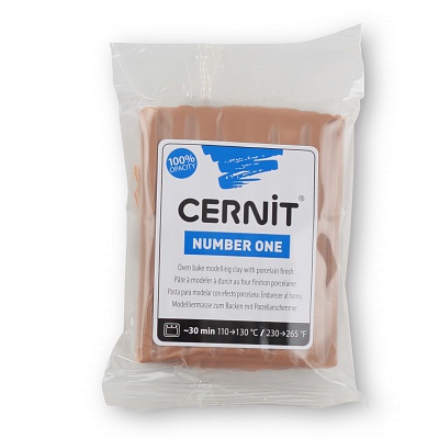 Пластика Cernit №1 56-62гр  (812, серо-коричневый)