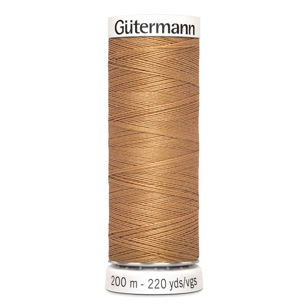 Нить Sew-All 100/200 м для всех материалов, 100% полиэстер Gutermann (307, персиковый)
