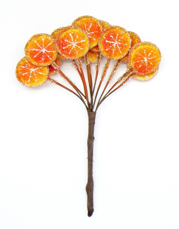 Декоративный букетик "Рукоделие" Дольки апельсина в сахаре