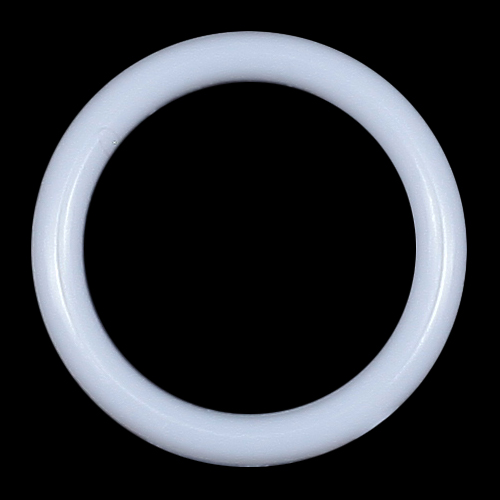Кольцо для бретелек пластик 1 часть 10мм  2пары (белый)